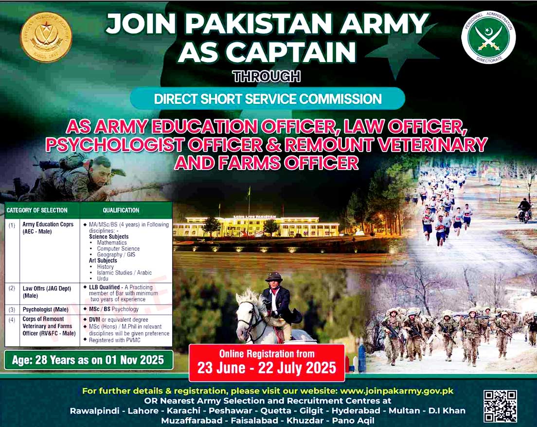 Join the Pak Army